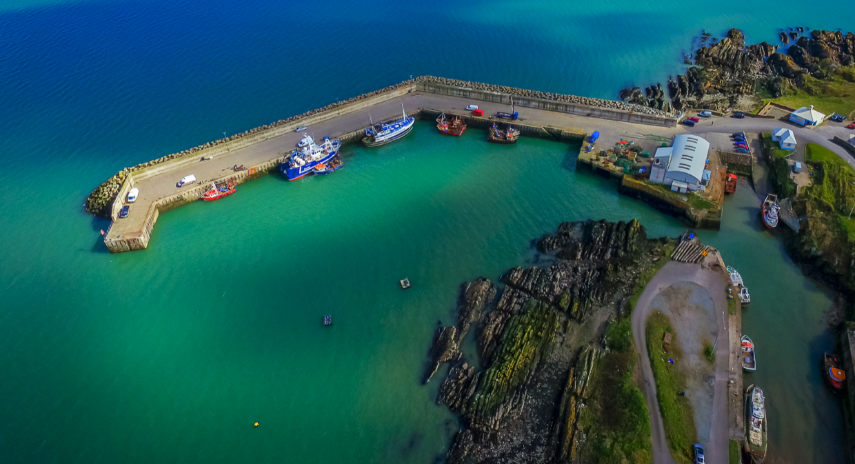 Clogher Harbour on the Irish coast